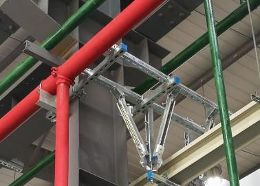 纳溪该抗震支架的整体式支吊架结构协调性好